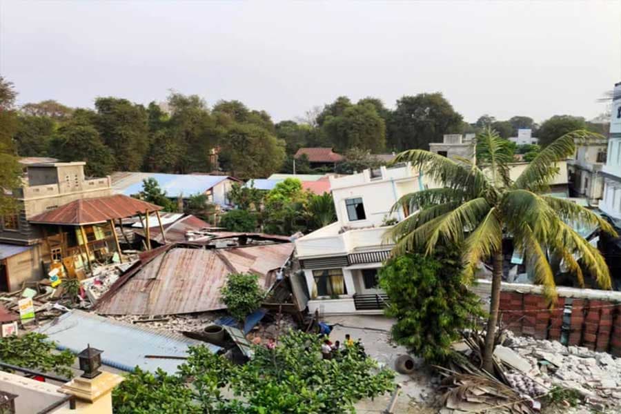 No Help for Tada-U Town Residents Following Earthquake