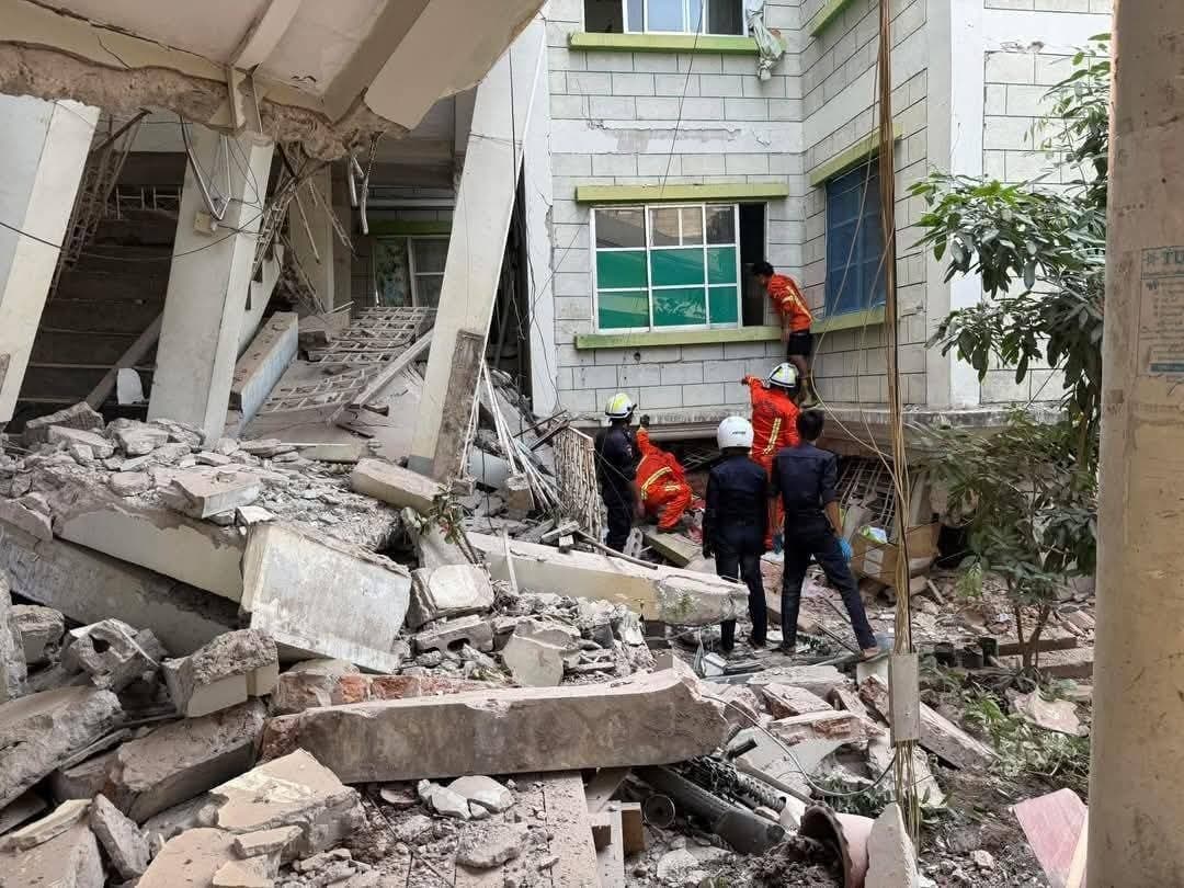 Civil servants left homeless as Myanmar’s capital reels from impact of massive quake